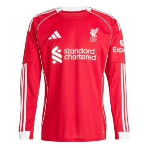 Liverpool Mens 25/26 Fan Home Long Sleeve Jersey