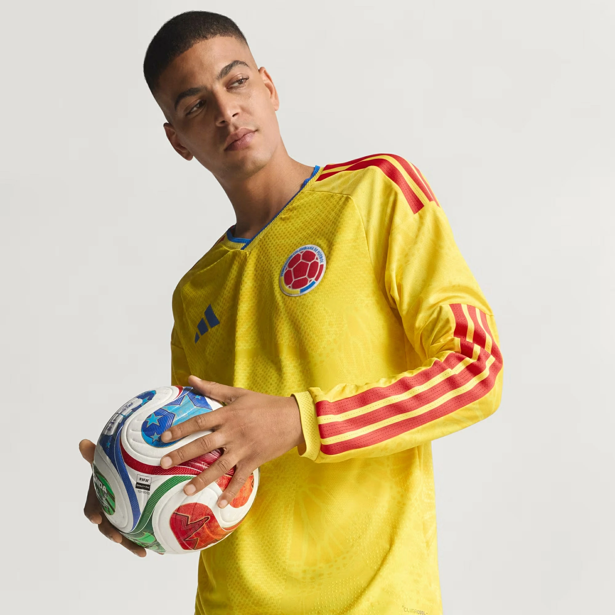 Colombia 26 Home Long Sleeve Jersey (Player Version) - Image 8